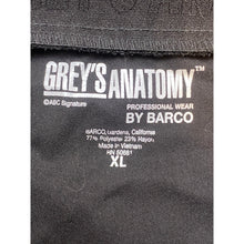 Load image into Gallery viewer, Greys Anatomy Pants Men's Extra Large Medical Workwear Scrub Drawstring Black