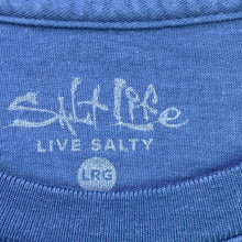 Load image into Gallery viewer, Salt Life Shirt Mens Large Spell Out Fishing Ocean Skull Coastal Streetwear