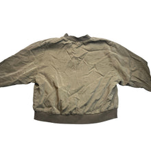 Load image into Gallery viewer, Young Fabulous & Broke Tan Tencel Ruffle Utility Bomber Jacket Womens Medium