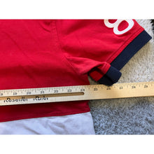 Load image into Gallery viewer, Tommy Hilfiger Shirt Mens 2XL Polo Rugby Color Block Spell Out Academia Preppy