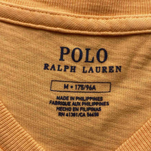 Load image into Gallery viewer, Polo Ralph Lauren Shirt Mens Medium Orange Nautical Costal Beachy Spell Out