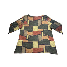 Load image into Gallery viewer, Vintage N Touch Blouse Womens Extra Large Abstract Mature Geometric Office