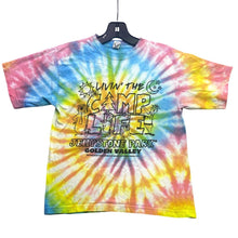 Load image into Gallery viewer, Jellystone Park Shirt Youth Medium Tie-Dye Yogi Bear Spell Out Vacation Everyday