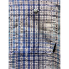 Load image into Gallery viewer, Patagonia Shirt Mens Medium Plaid Button Up Sear Sucker Preppy Academia Outdoor