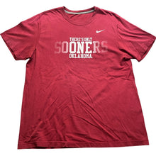 Load image into Gallery viewer, Oklahoma Sooners Shirt Mens Extra Large College Football Spell Out Athletic Nike