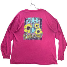 Load image into Gallery viewer, Girlie Girl Shirt Womens Extra Large AOP Spell Out Floral Country Streetwear