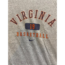 Load image into Gallery viewer, Virginia Basketball Shirt Mens Large Gray Nike Center Swooch Large Spell Out