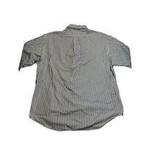 Load image into Gallery viewer, Ralph Lauren Shirt Mens Black White Vertical Stripe Button Down Relaxed Fit 2XL