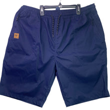 Load image into Gallery viewer, Fashion Style Shorts Mens 36x10 Navy Blue Pull On Drawstring Chore Streetwear