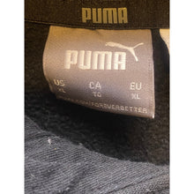 Load image into Gallery viewer, Puma Jacket Mens Extra Large Athletic Drawstring Logo Hoodie Pullover Black