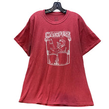 Load image into Gallery viewer, Mashfest Shirt Mens Extra Large Homebrew Beer Heathered Red Cartoon Brewery
