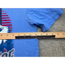 Load image into Gallery viewer, Blue Moose Shirt Mens Medium AOP Spell Out Advertising Streetwear Everyday