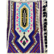 Load image into Gallery viewer, America & Beyond Shoulder Beaded Bag Purse Tribal Boho AOP Canvas Tote Magnetic