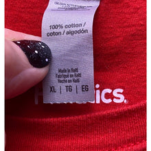 Load image into Gallery viewer, New York Giants Shirt Mens Extra Large NFL Football NY Red Blue Spell Out