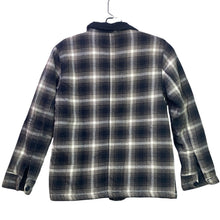 Load image into Gallery viewer, OshKosh Bgosh Jacket Boys Large Plaid Flannel Full Zip Sherpa Outdoors Chore