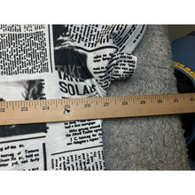 Load image into Gallery viewer, Newspaper Shirt Womens 3XL AOP Grunge Hip Hop Everyday Streetwear Punk Festival