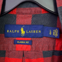 Load image into Gallery viewer, Ralph Lauren Shirt Mens Large Buffalo Plaid Preppy Workwear Career Streetwear