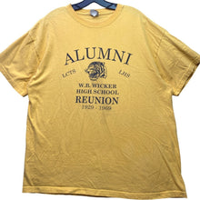 Load image into Gallery viewer, Vtg Wicker High Shirt Mens Extra Large Reunion Spell Out Academia Everyday