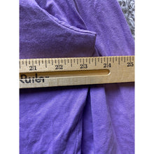 Load image into Gallery viewer, Life is Good Shirt Womens Extra Large Mature Football Long Sleeve VNeck Lavender