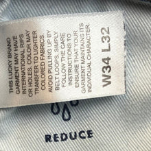 Load image into Gallery viewer, Lucky Brand Jeans Mens 34x32 Preppy Academia Streetwear Everyday Career Stretch
