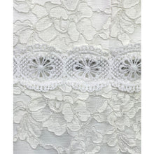 Load image into Gallery viewer, AQUA Dress Womens Small White Floral Lace Ruffle Mini Crochet Beachy Bridal