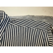 Load image into Gallery viewer, Ralph Lauren Shirt Mens Black White Vertical Stripe Button Down Relaxed Fit 2XL