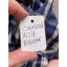 Load image into Gallery viewer, Five Brother Shirt Mens Extra Large Tall Oversize Flannel Plaid 1/4 Zip Pullover