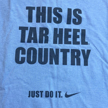 Load image into Gallery viewer, UNC Tar Heels Shirt Mens Medium Nike Athleisure Spell Out AOP College Streetwear