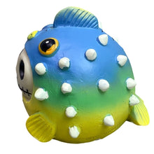 Load image into Gallery viewer, Summit Collection Furrybones Puffington Puffer Fish Skeleton Figurine Y8525