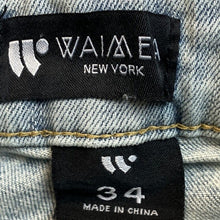 Load image into Gallery viewer, Waimea Jeans Mens 34x36 Stacked Preppy Academia Streetwear Everyday New York