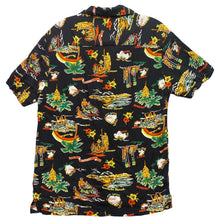 Load image into Gallery viewer, Denim & Flower Ricky Singh Shirt Mens Small Hawaiian AOP Coastal Beachy Travel
