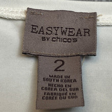 Load image into Gallery viewer, Chicos Blouse Womens Medium Easyware Athleisure Streetwear Everyday Lifestyle