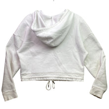 Load image into Gallery viewer, Guess Hoodie Womens Medium Spell Out Cropped Pull Over Grunge Preppy Streetwear