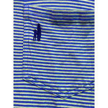 Load image into Gallery viewer, Johnnie-O Shirt Mens Extra Large Polo Striped Surfing Surfboard Logo Preppy