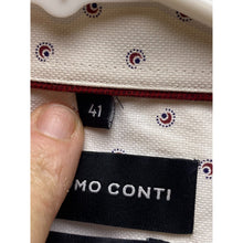 Load image into Gallery viewer, Giacomo Conti Shirt Adult 41 (Large) White Slim Fit Cuffs Button Up Dress Mens