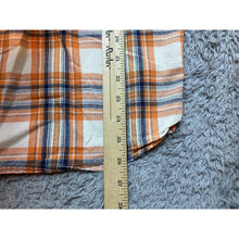 Load image into Gallery viewer, Bit & Bridle Shirt Mens Small Orange Plaid Button Up Y2K Skater Grunge Western