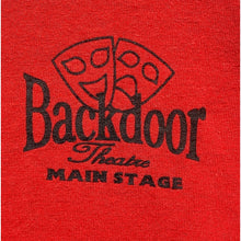 Load image into Gallery viewer, Vintage Backdoor Theatre Shirt Mens Extra Large Single Stitch Spell Out Festival