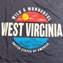 Load image into Gallery viewer, West Virginia Shirt Mens Extra Large Spell Out Souvenir Travel Outdoors Everyday
