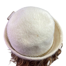 Load image into Gallery viewer, Vintage Mr John Sophisticate Hat Womens Small Italy Derby Bowler Bow Mature
