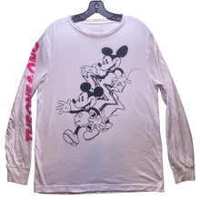 Load image into Gallery viewer, Mickey Mouse Shirt Mens Medium Large Spell Out Sleeve Hit Disney Cartoon