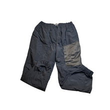Load image into Gallery viewer, Urban Outfitters Mens Black Nylon Cargo Track Pants Mesh Pocket XL OB925292