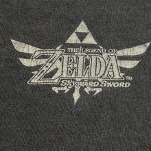 Load image into Gallery viewer, Nintendo Shirt Mens Medium Legend of Zelda Logo Swords Grunge Everyday Gaming