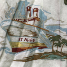 Load image into Gallery viewer, Vintage Sandwich Isle Shirt Mens 2XL Hawaiian AOP Beachy Coastal Travel Festival