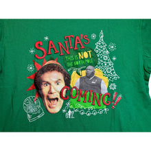 Load image into Gallery viewer, Elf Movie Shirt Mens Large AOP Spell Out Christmas Funny Graphic Festival