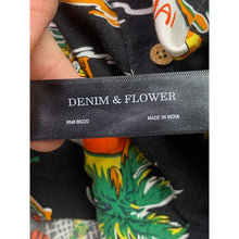 Load image into Gallery viewer, Denim & Flower Ricky Singh Shirt Mens Small Hawaiian AOP Coastal Beachy Travel
