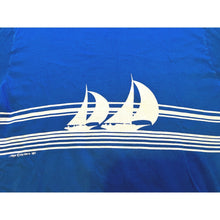 Load image into Gallery viewer, Vtg 1981 Crazy Shirts Mens Large Hawaii Sailboat Sleeve Hit Spell Out Wraparound