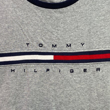 Load image into Gallery viewer, Tommy Hilfiger Shirt Mens Medium Spell Out Preppy Academia Everyday Streetwear