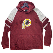 Load image into Gallery viewer, Washington Redskins Hoodie Mens Large Patch Grunge Pull Over NFL Football