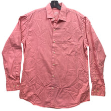 Load image into Gallery viewer, Peter Millar Shirt Mens Medium Silk Blend Salmon Preppy Academia Career