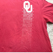 Load image into Gallery viewer, Oklahoma Sooners Shirt Mens Extra Large College Football Spell Out Athletic Nike